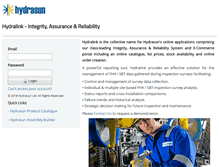 Tablet Screenshot of hydralink.hydrasun.com